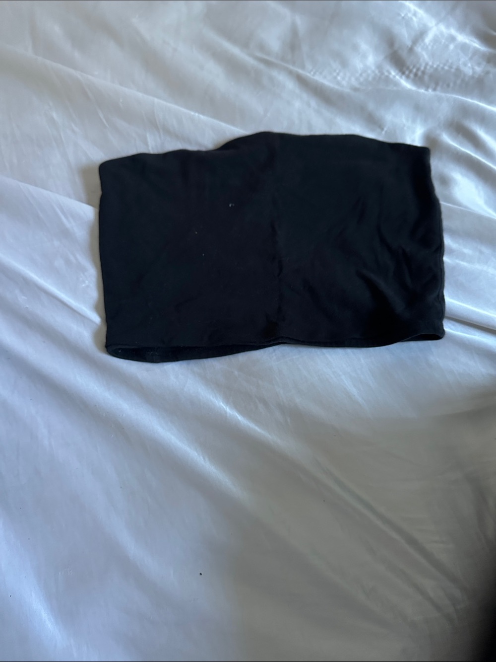 Women Black Stretch Tube Top - Unbranded